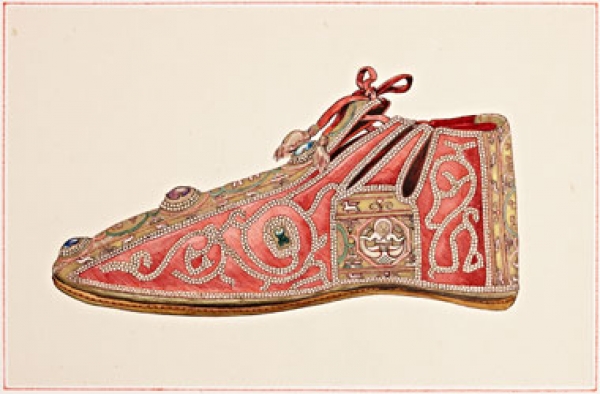 Le musée portatif de la chaussure, extraordinaire ensemble de 349 aquarelles originales représentant