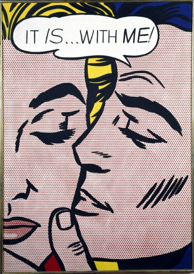 <p>Roy Lichtenstein, Kiss V, 1964, in "Les Baisers" de Serge Bramly et Jean Coulon, &eacute;ditions Flammarion. </p>