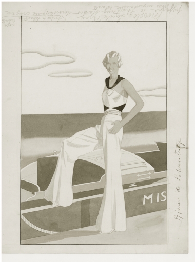 <p>Mod&egrave;le de Lucile Paray en 1932.</p>