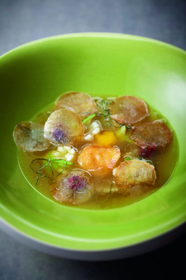 L'Aïgo boulido de Jean-François Piège, une recette de son ami Marc. 