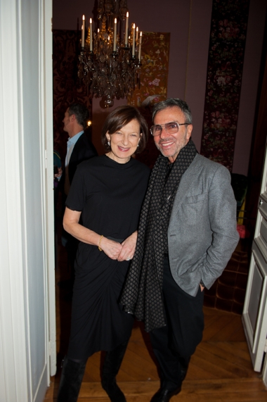 <p>Laurence Benaim et Olivier Echaudemaison (Guerlain)</p>
