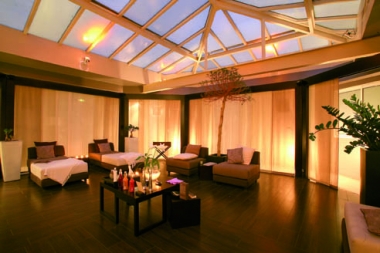 <p>La verri&egrave;re, derni&egrave;re &eacute;tape du parcours relaxation de l'institut Le 8: l'adresse soin. </p>