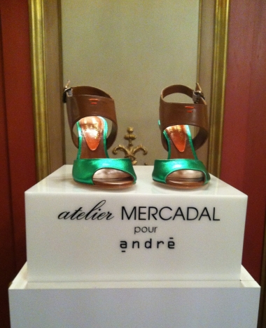 <p>Les souliers Ava de l'atelier Mercadal pour Andr&eacute;.</p>