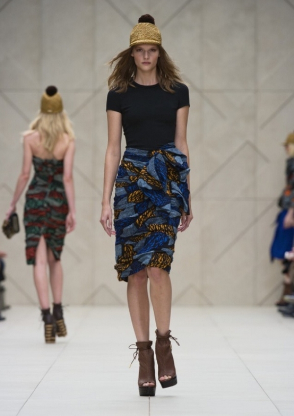 Défilé Burberry Prorsum printemps-été 2012