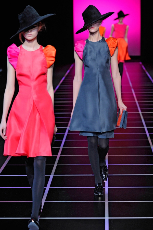 Défilé Giorgio Armani, hiver 2013