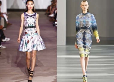 <p>D&eacute;fil&eacute;s Prabal Gurung et Peter Pilotto, collections printemps-&eacute;t&eacute; 2012</p>