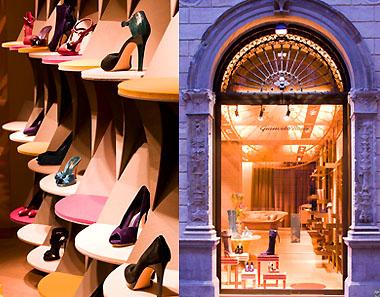 Nouvelle boutique Gianvito Rossi, Palazzo Bagatti Valsecchi, à Milan