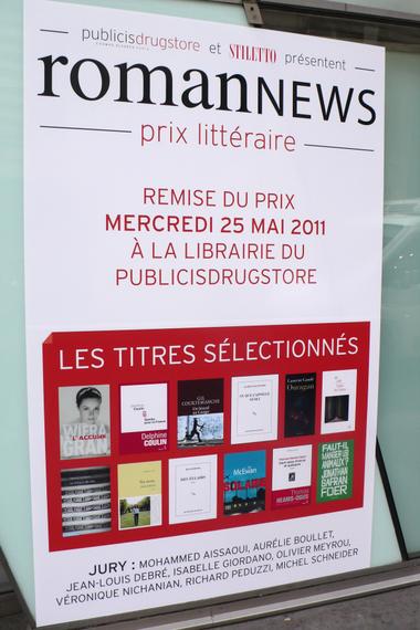 Le prix littéraire du Roman-News au Publicisdrugstore 