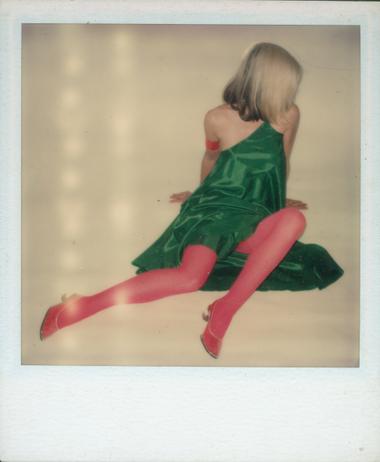 Debbie Harry dans une tenue imaginée par Stephen Sprouse