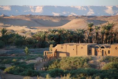 Vue du Al Tarfa Lodge