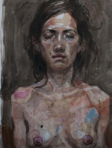 Melody, 20x30 cm, lavis sur papier, 2010