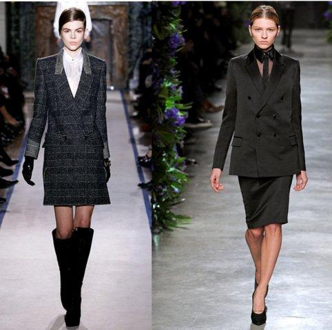 Yves Saint Laurent automne/hiver 2011; Givenchy automne/hiver 2011