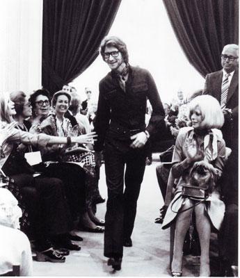 Yves Saint Laurent, 1969.