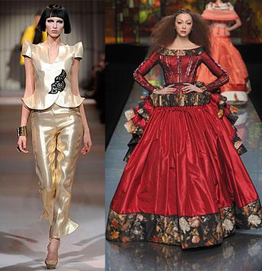 Christian Dior et Armani Privé, collection haute couture printemps-été 2009