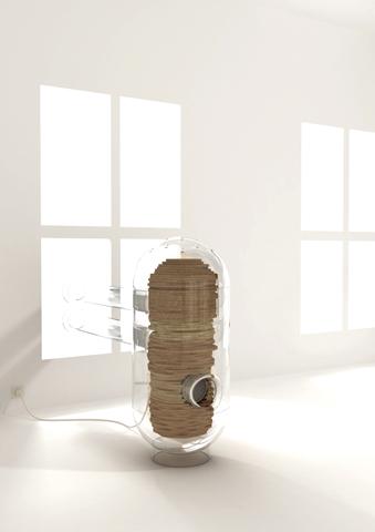 Système d'aération douce par renouvellement d'air, par Philippe Rahm, Carte blanche 2009 du VIA