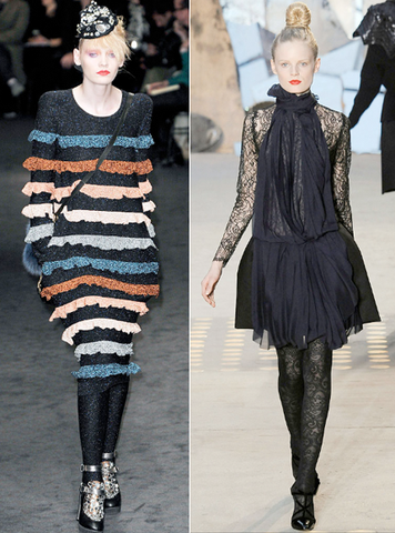 Défilé prêt-à-porter SONIA RYKIEL, Hiver 2009 et Défilé prêt-à-porter CHRISTIAN LACROIX, Hiver 2009