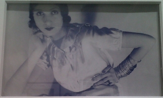 Renée Perle in satin pantsuit and silver bangles, Jacques-Henri Lartigue, 1930